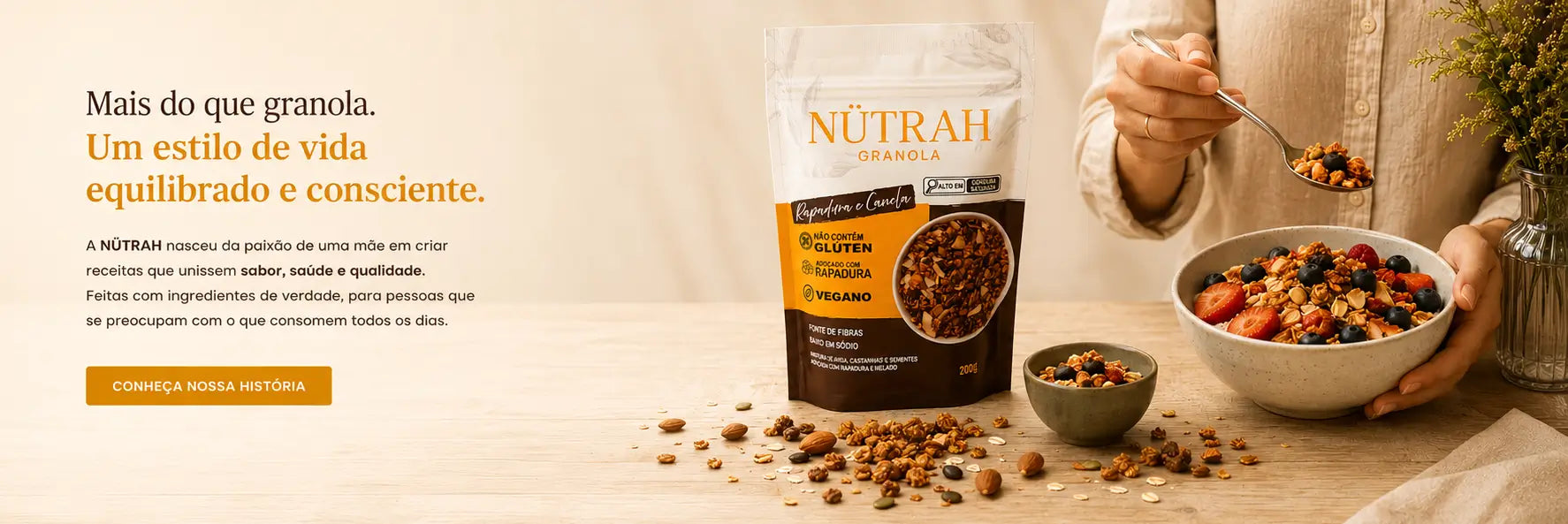 Imagem do banner de slideshow falando sobre a Nutrah.