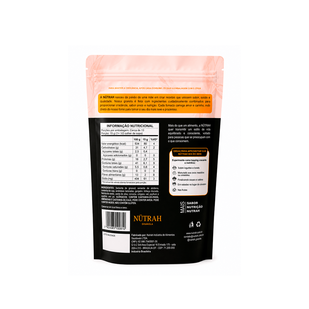 Granola Salgada Cúrcuma & Orégano Proteica